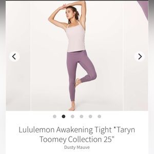 Lululemon Dusty Mauve Awakening Tight